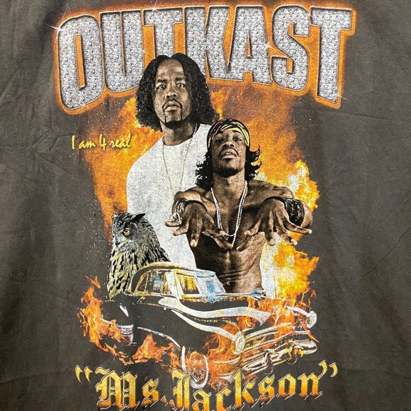 Outkast Ms. Jackson 2000's Vintage Style T-Shirt L/XL - Picture 2 of 4